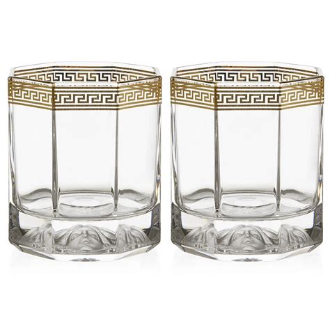 versace barware|Versace drinking glasses.